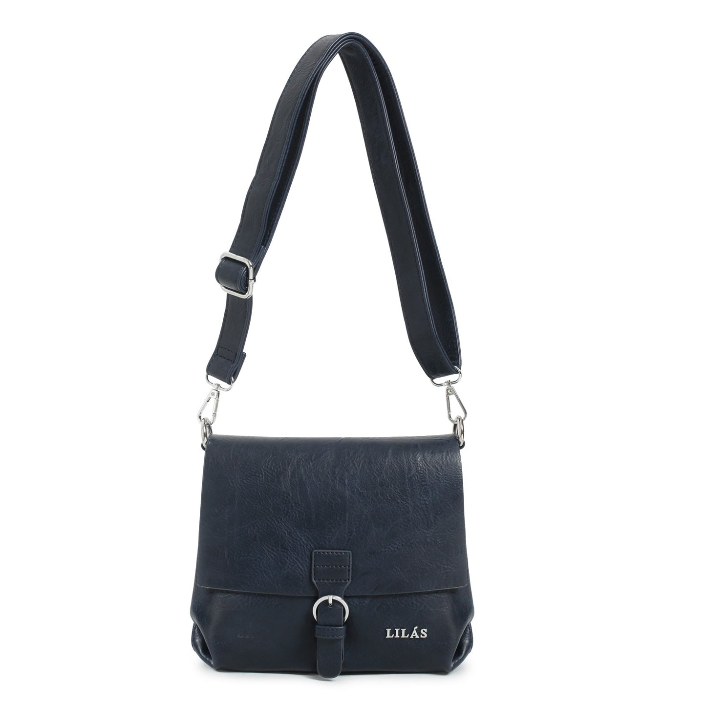 Cartera Bandolera LILÁS Mujer Eco Cuero Azul Elegante Ajustable