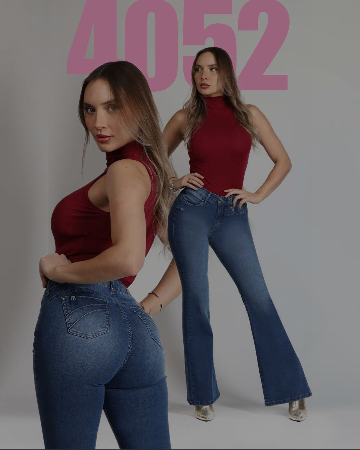 Jeans mohicano mujer original 4052