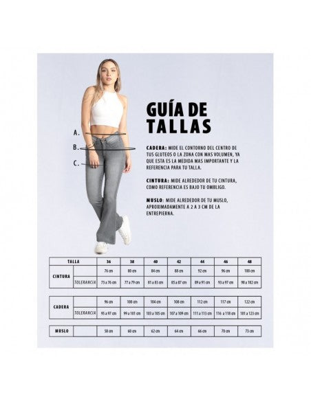 Jeans mohicano mujer original 4023