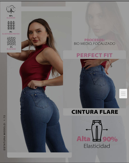 Jeans mohicano mujer original 4052