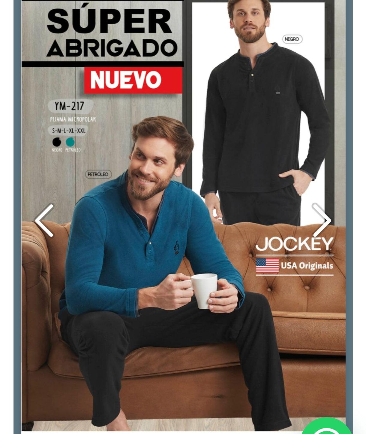 Pijama micropolar hombre YM-217