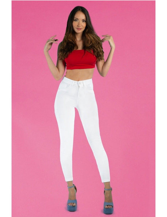 Jeans Mohicano Skinny blanco Joy 3362