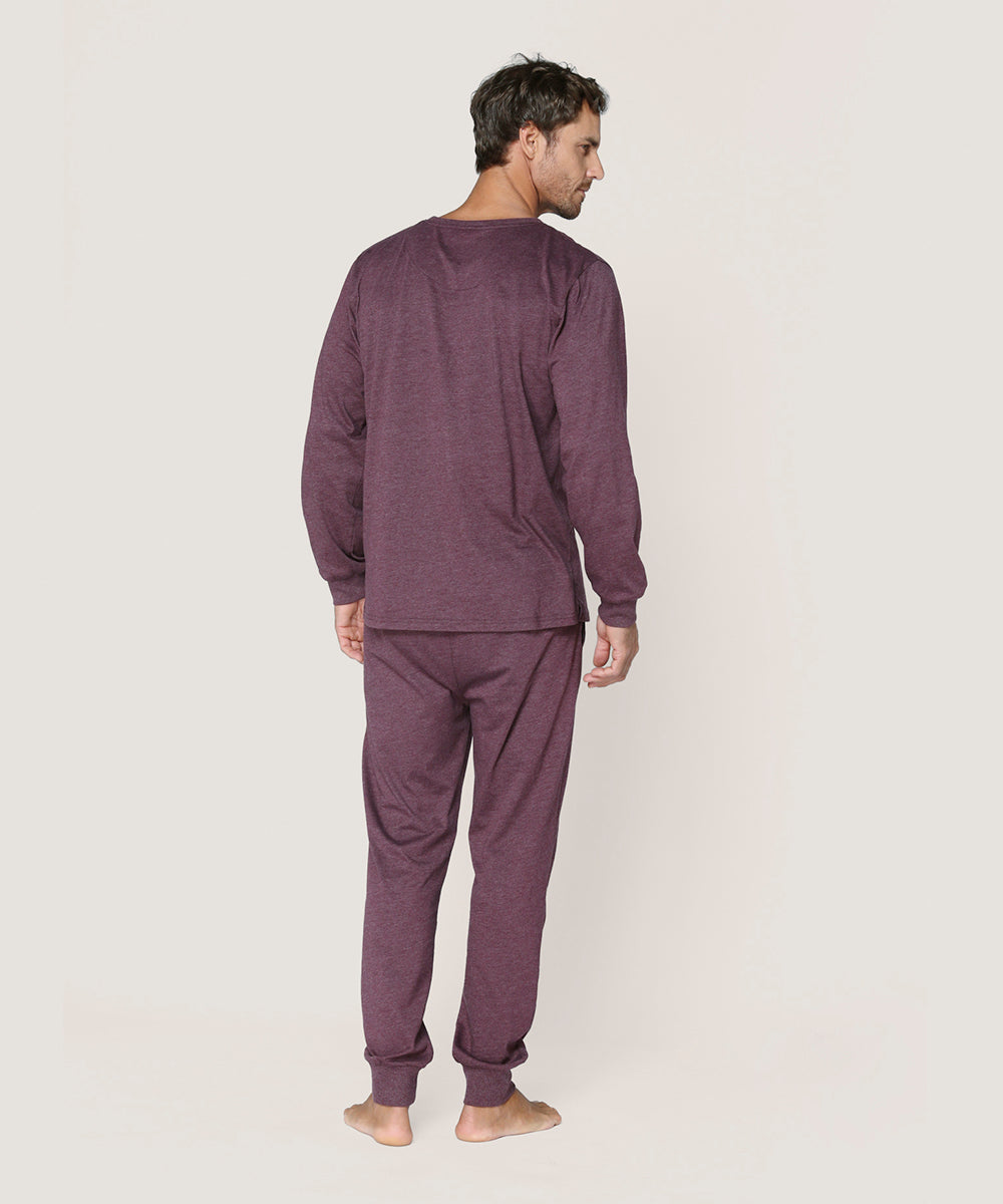 Pijama micropolar hombre YM-211 lady genny