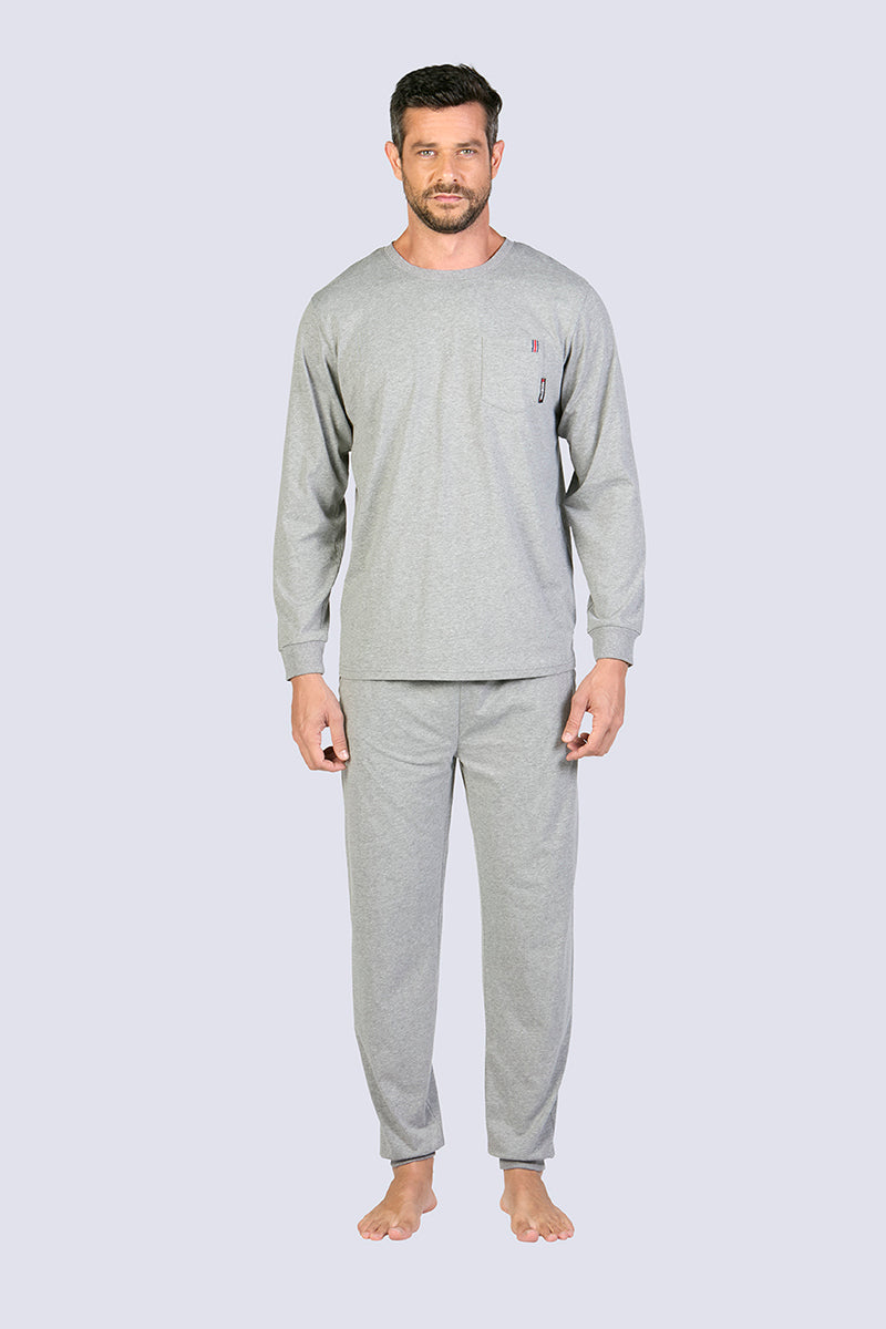 Pijama micropolar hombre YM-211 lady genny