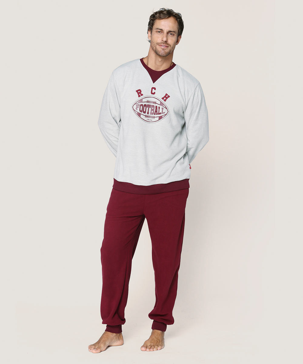 Pijama micropolar hombre YM-251 Lady Genny