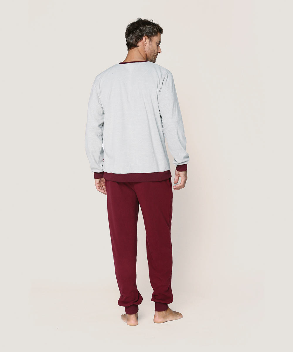 Pijama micropolar hombre YM-251 Lady Genny