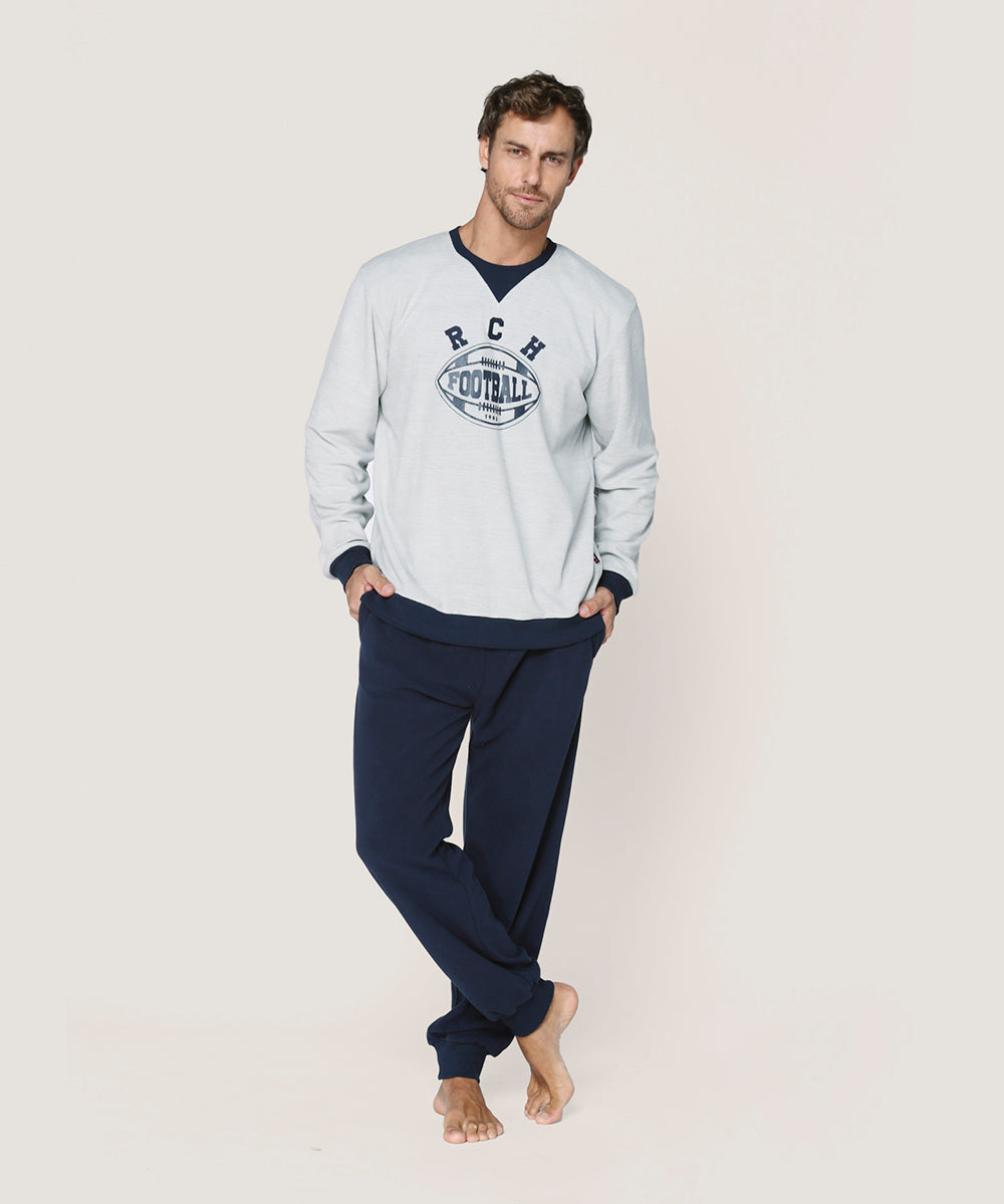 Pijama micropolar hombre YM-251 Lady Genny