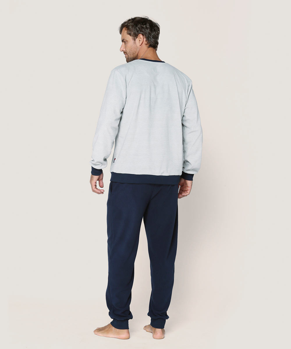 Pijama micropolar hombre YM-251 Lady Genny
