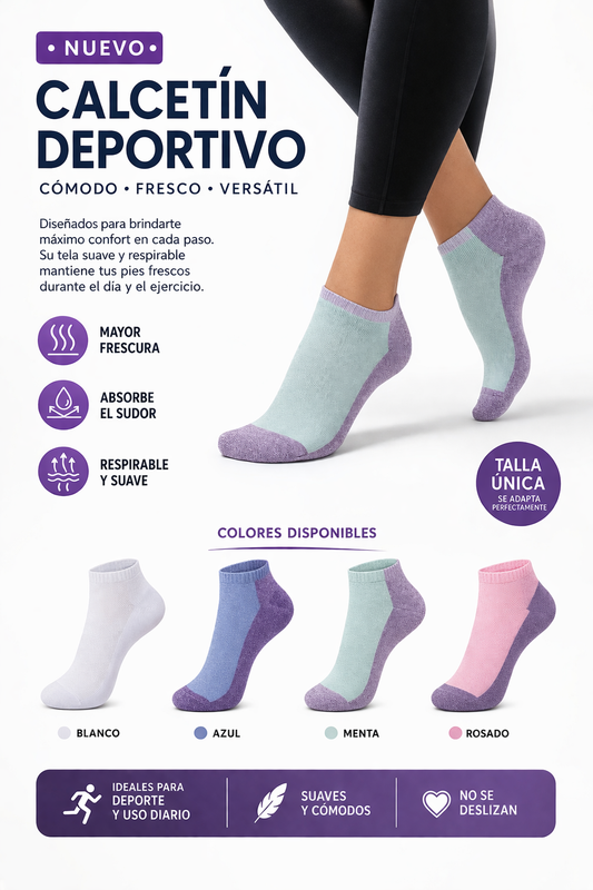 Calcetín deportivo mujer P-703 Lady Genny