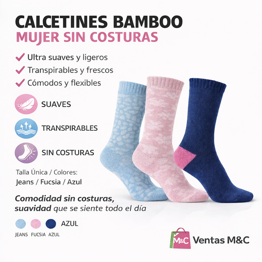 Calcetín bamboo mujer P-629 Lady Gennt
