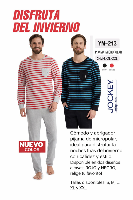 Pijama micropolar hombre YM-213 Lady Genny