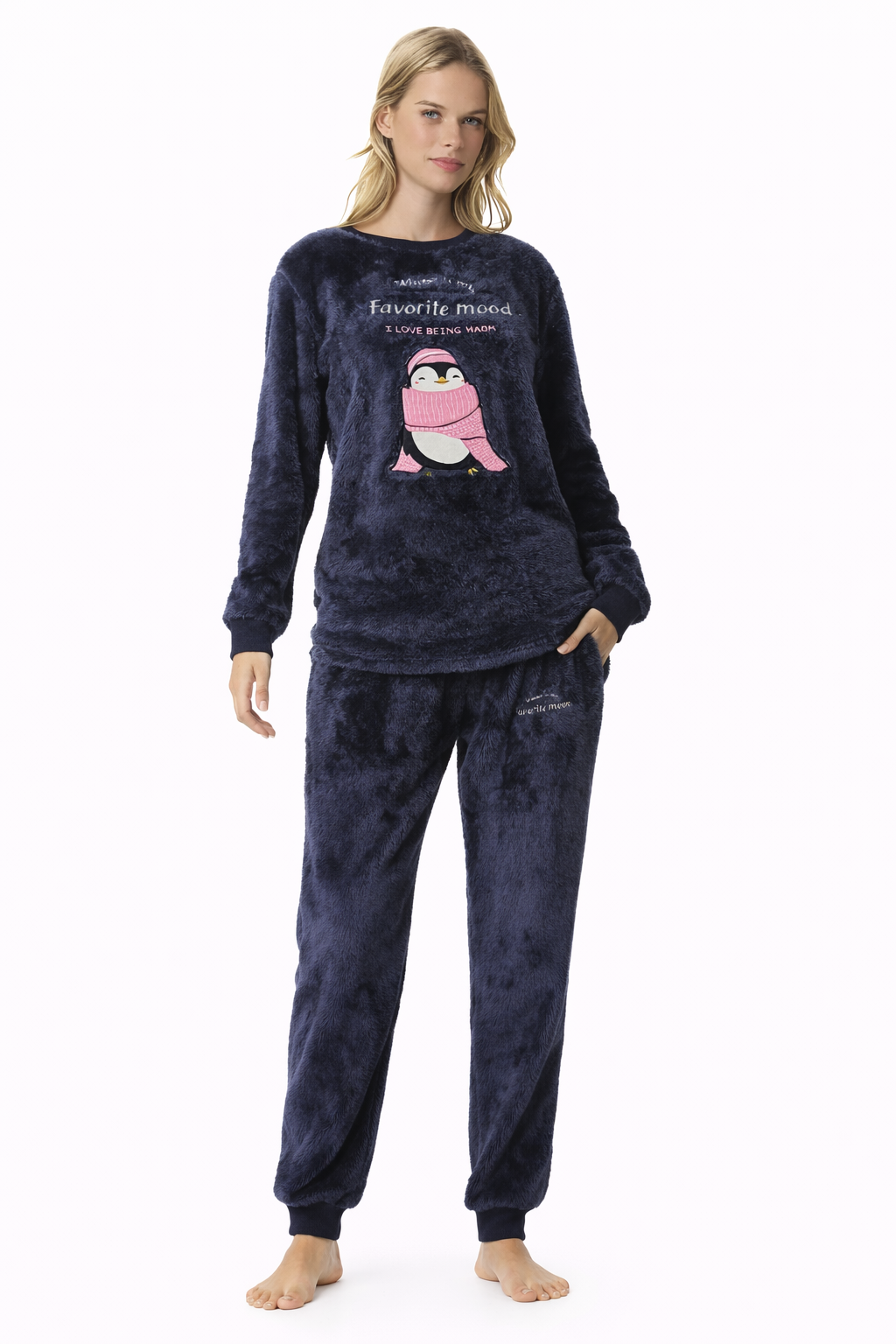 Pijama polar peluche J-649 Lady Genny