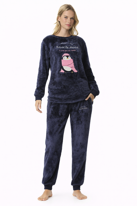 Pijama polar peluche J-649 Lady Genny